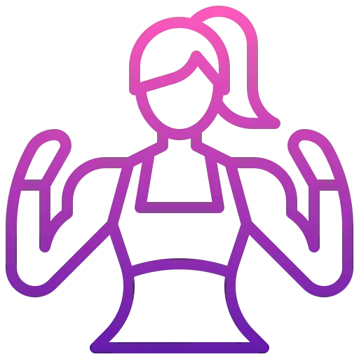 Group of women doing yoga at fitness center